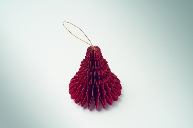 Logo trade corporate gifts picture of: Christmas paper tree hanger