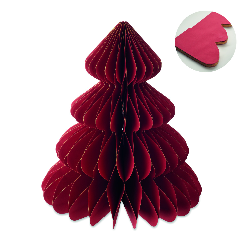 Logo trade promotional gifts image of: Paper Xmas tree decoration