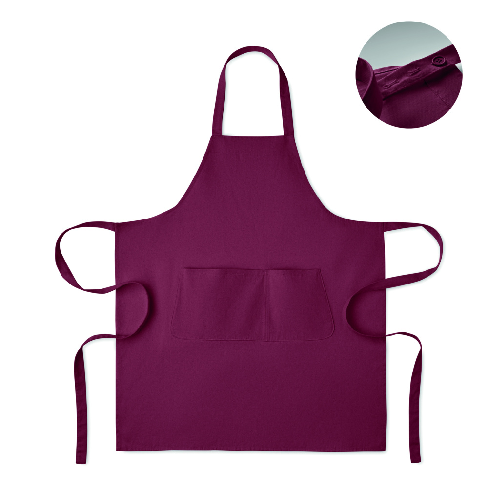 Logo trade business gifts image of: Organic cotton apron 240 gr/m²