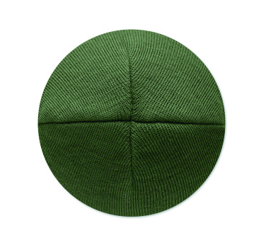 Logo trade advertising products picture of: Unisex beanie RPET polyester