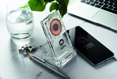 Logotrade promotional items photo of: Acrylic wireless charger 15W