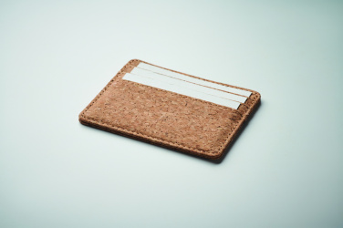 Logo trade corporate gifts image of: Cork cardholder with RFID