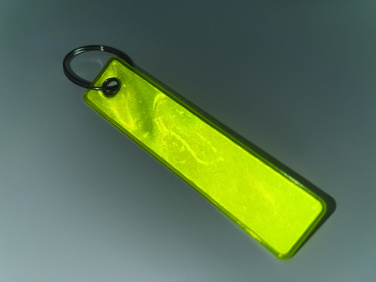 Logo trade promotional merchandise image of: Reflective key ring in PVC