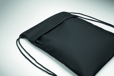 Logotrade promotional item image of: Drawstring bag in 600D RPET