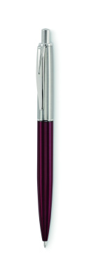 Logo trade promotional items image of: Push button pen in box