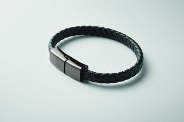 Logo trade promotional giveaways image of: Braided bracelet cable type-C