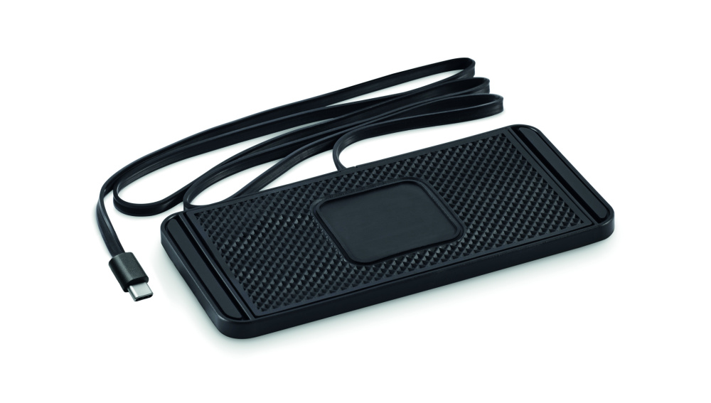 Logo trade promotional gift photo of: Pad car wireless charger 15W