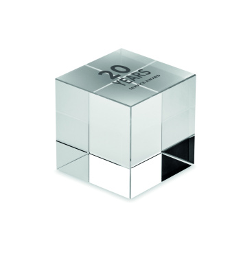 Logo trade promotional merchandise photo of: Glass cube award