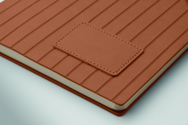 Logo trade promotional products picture of: A5 notebook in smokey PU