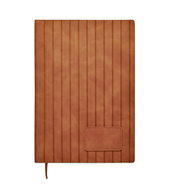 Logo trade promotional gifts picture of: A5 notebook in smokey PU