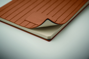 Logotrade promotional item picture of: A5 notebook in smokey PU