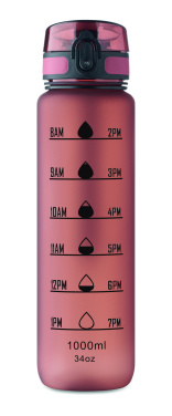 Logo trade business gift photo of: Sports water bottle RPET 1L