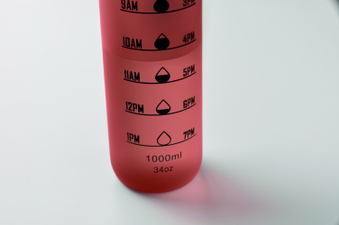 Logo trade promotional gifts image of: Sports water bottle RPET 1L