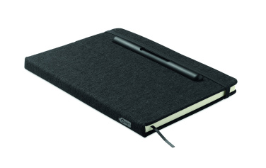 Logo trade corporate gifts picture of: A5 notebook with phone holder