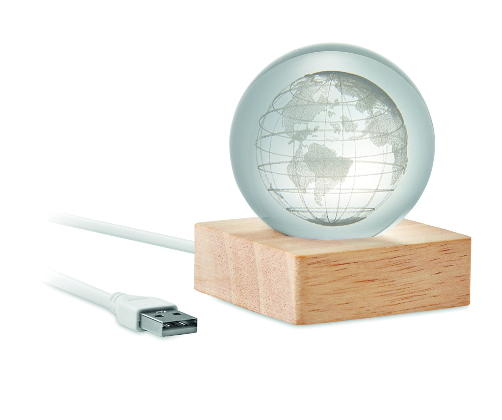 Logotrade promotional giveaway picture of: LED globe glass ball