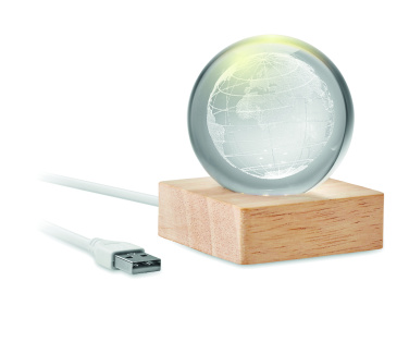 Logotrade promotional gift picture of: LED globe glass ball