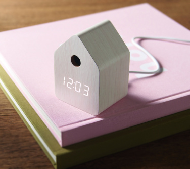 Logo trade corporate gift photo of: MDF cuckoo alarm clock