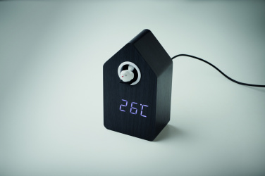 Logo trade promotional merchandise photo of: MDF cuckoo alarm clock