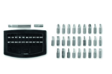 Logo trade promotional gifts picture of: 32 pcs screwdriver bit set