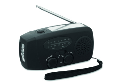 Logotrade business gift image of: Portable radio SOS with LED torch