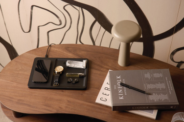 Logo trade promotional merchandise picture of: VINGA Timo RCS desk charger and accessory tray