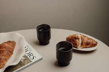 Logo trade promotional merchandise picture of: VINGA Nagano RCS  recycled SS mugs, set of 2