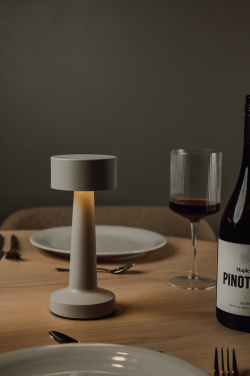 Logo trade promotional gifts picture of: VINGA Maris RCS recycled ABS table lamp