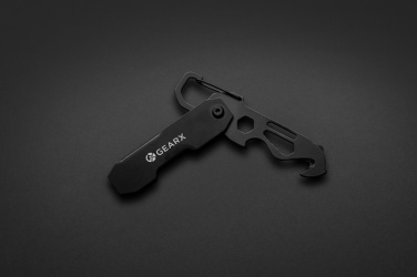 Logo trade promotional merchandise image of: Gear X foldable EDC tool with carabiner and parcel cutter