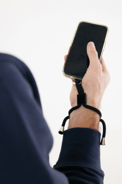 Logo trade promotional merchandise image of: CarryLoop RCS recycled PET adjustable phone holder wristlet