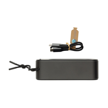 Logotrade advertising product picture of: Swiss Peak RCS recycled aluminium 10W bass speaker