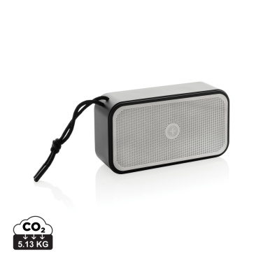 Logo trade corporate gifts picture of: Swiss Peak RCS recycled aluminium 10W bass speaker