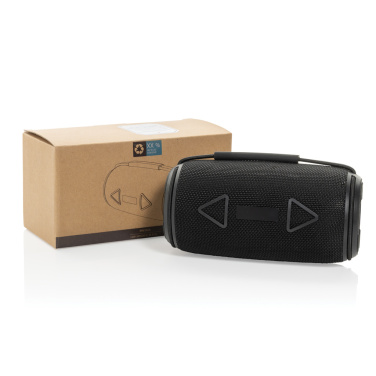 Logotrade promotional item image of: Prisma RCS recycled plastic IPX 4 waterpoof 16W speaker