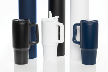 Logotrade promotional merchandise picture of: Embrace Leakproof RCS recycled stainless steel tumbler 900ml