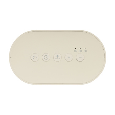 Logotrade promotional products photo of: LumaRise RCS reycled plastic white noise alarm clock