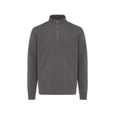 Logotrade promotional merchandise image of: IQONIQ Elgon recycled cotton quarter zip sweater