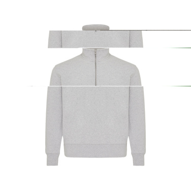 Logo trade promotional giveaways picture of: IQONIQ Elgon recycled cotton quarter zip sweater