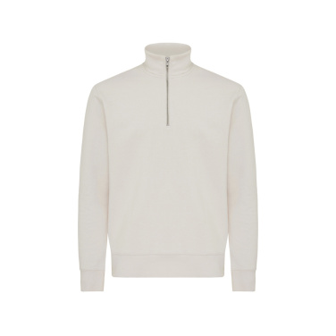 Logotrade promotional giveaways photo of: IQONIQ Elgon recycled cotton quarter zip sweater