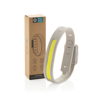 Logo trade promotional merchandise picture of: Lumi Sprint RCS rplastic LED re-chargeable running light