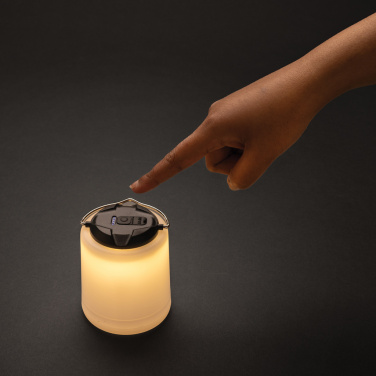 Logotrade promotional giveaway picture of: Limio RCS recycled plastic portable re-chargeable table lamp