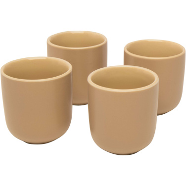 Logo trade promotional items image of: Male 4-piece 90 ml espresso cup
