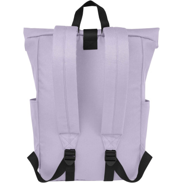 Logo trade promotional items picture of: Byron 15.6" GRS RPET roll-top backpack 18L