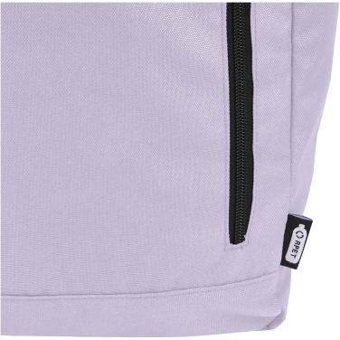 Logo trade promotional merchandise image of: Byron 15.6" GRS RPET roll-top backpack 18L