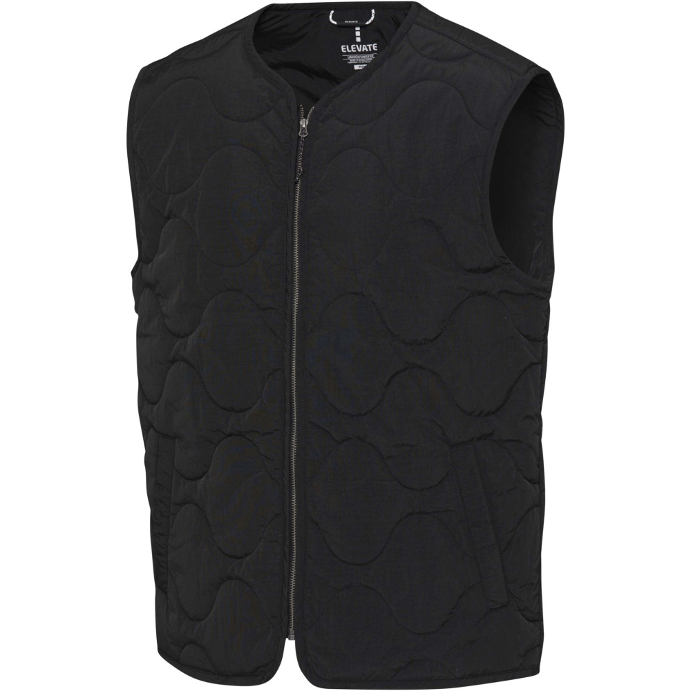 Logotrade promotional merchandise image of: Quartz GRS recycled unisex quilted bodywarmer