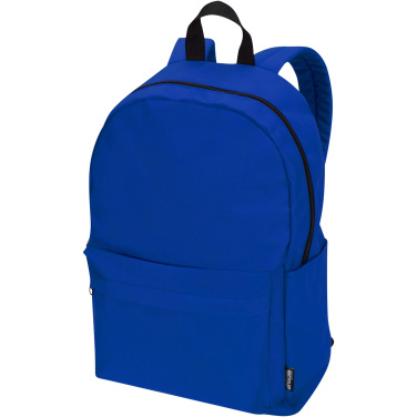 Logo trade promotional giveaway photo of: Byron 14" GRS recycled city laptop backpack 16L