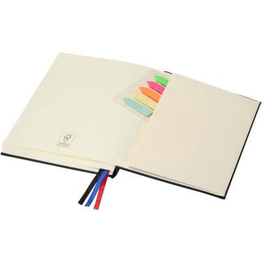 Logo trade advertising products image of: Alder A5 hard cover notebook