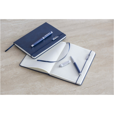 Logotrade promotional gift image of: Legato Elegance A5 hard cover notebook and rollerball pen set