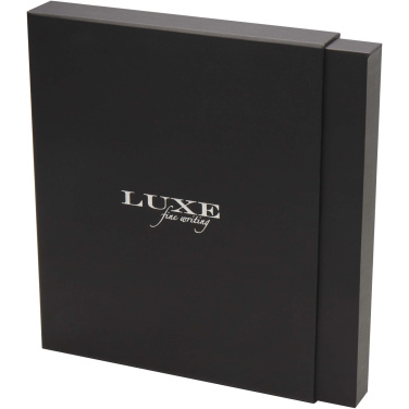 Logo trade promotional items image of: Legato Elegance A5 hard cover notebook and rollerball pen set