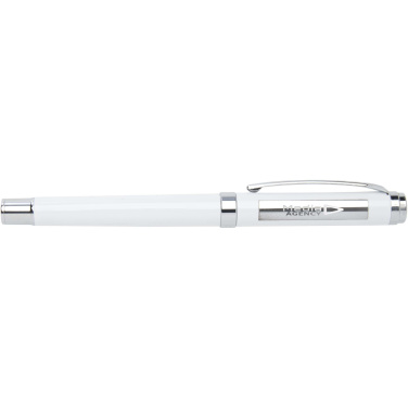 Logo trade promotional giveaways picture of: Legato Elegance A5 hard cover notebook and rollerball pen set