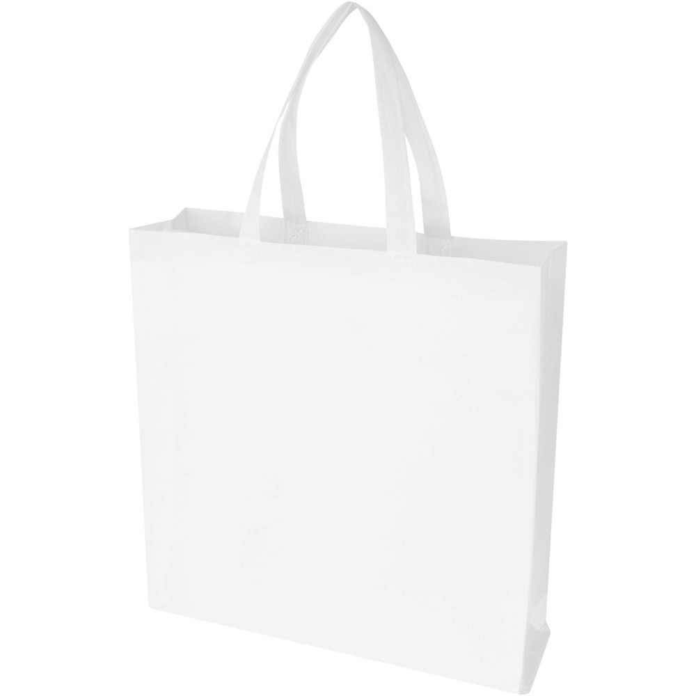 Logotrade business gift image of: EcoSeal GRS recycled nonwoven gusset tote bag 12L