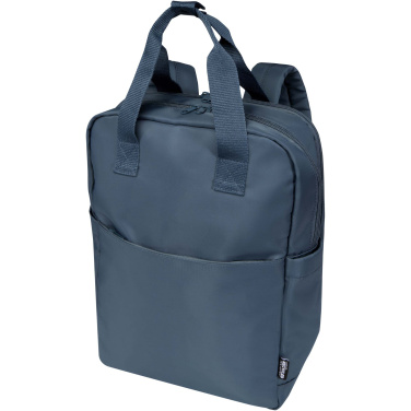 Logotrade promotional item picture of: Trip 14” Aware™ recycled travel laptop backpack 9L